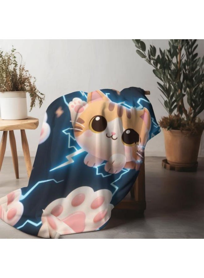 general Baby and children's cartoon flannel thin blanket (warm and comfortable, suitable for sleep, game use) 70cm*100cm - 1154 - Image 5