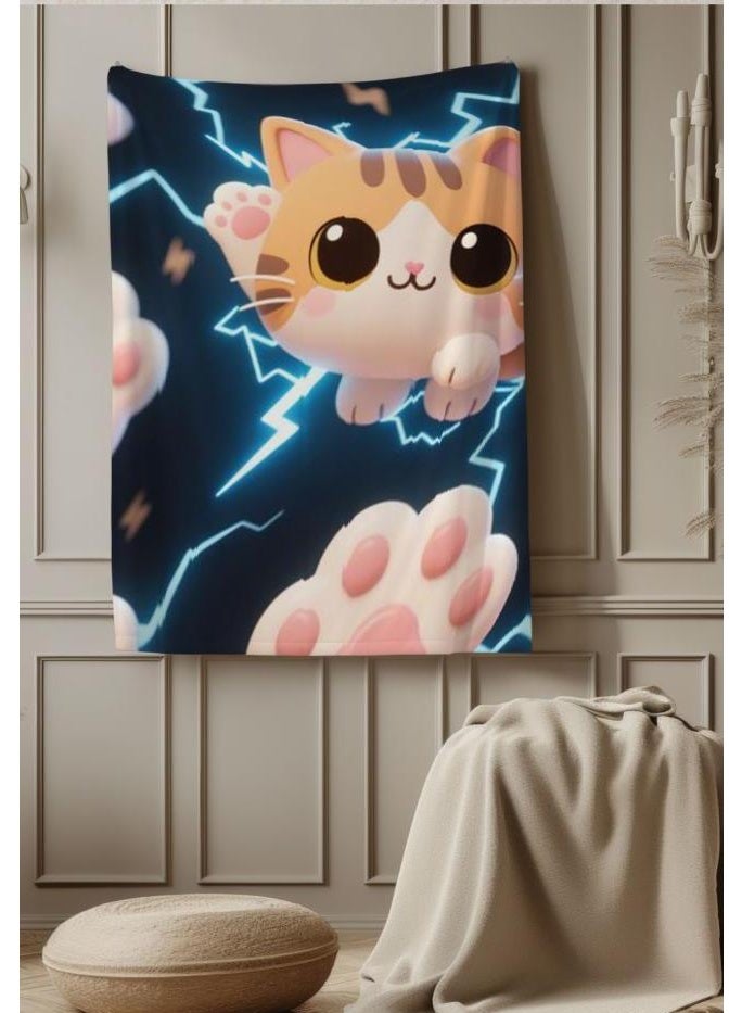 general Baby and children's cartoon flannel thin blanket (warm and comfortable, suitable for sleep, game use) 70cm*100cm - 1154 - Image 2