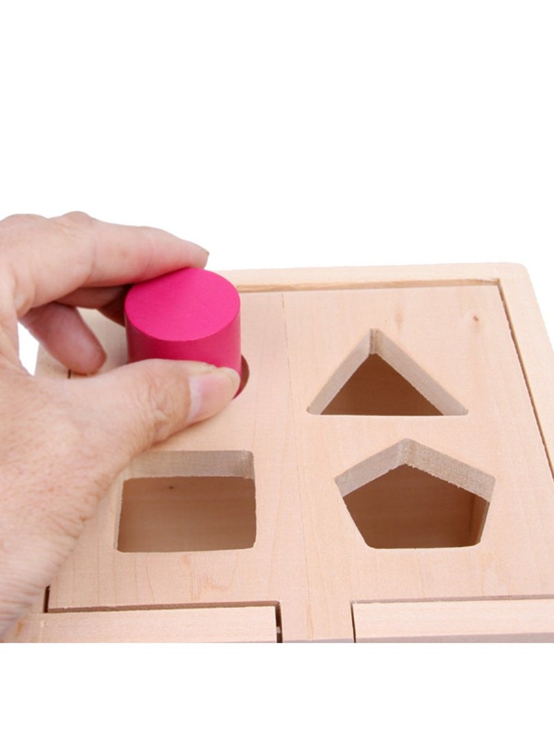 بيوينتي ألعاب الأطفال الفكرية ، مجموعة فارز شكل كتل خشبية - Image 4