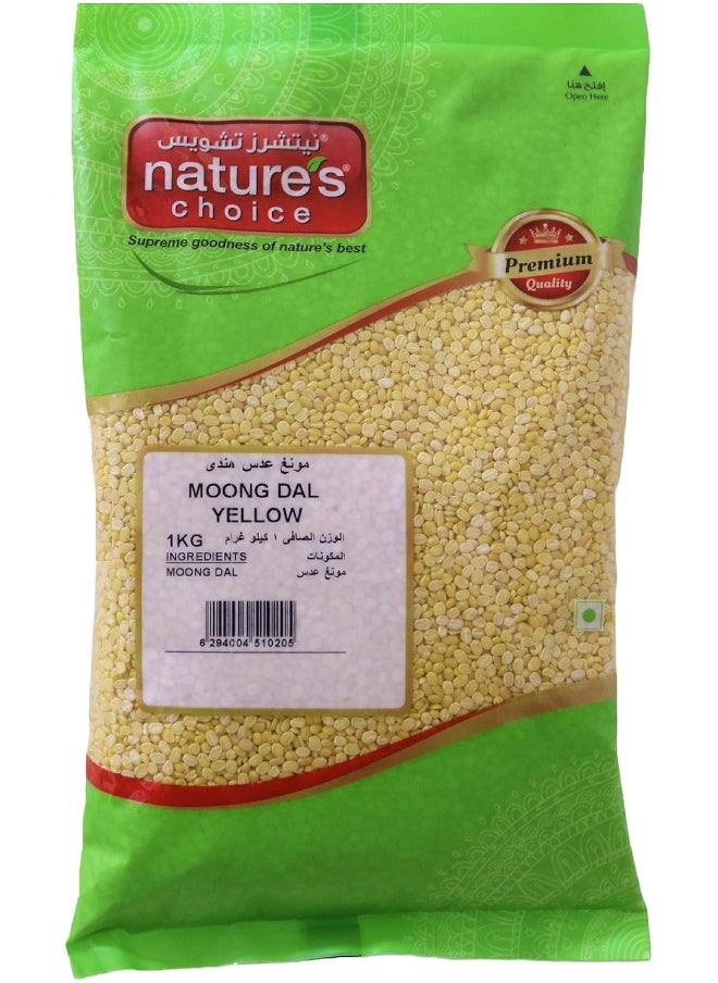 Nature's Choice Natures Choice Moong Dal Yellow, 1 Kg  - Image 1
