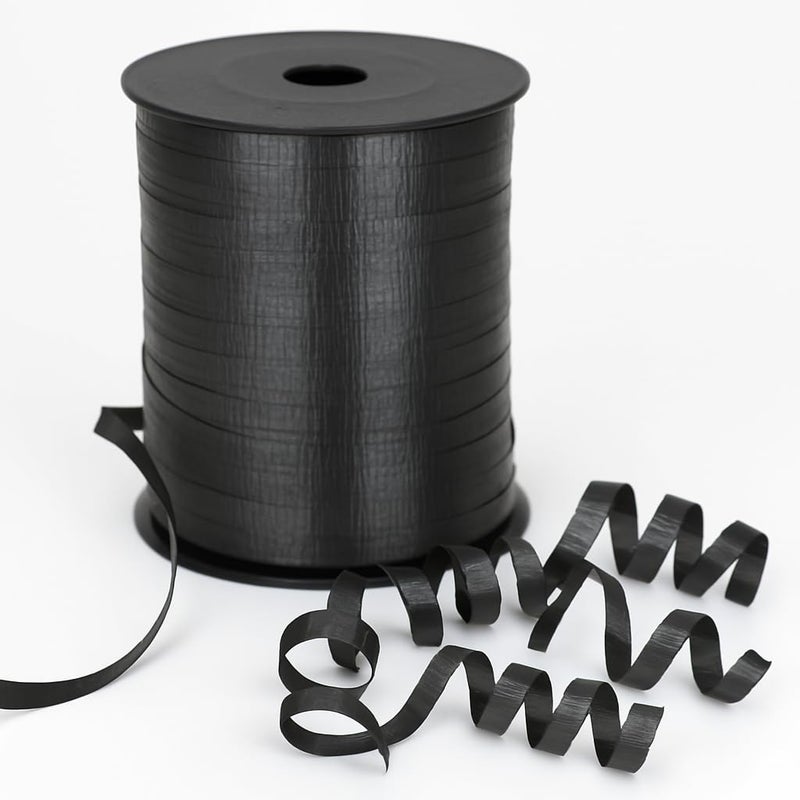 GIFTEXPRESS 500 Yards Black Curling RibbonBalloon RibbonBalloon StringsGift Wrapping Ribbons Supplies