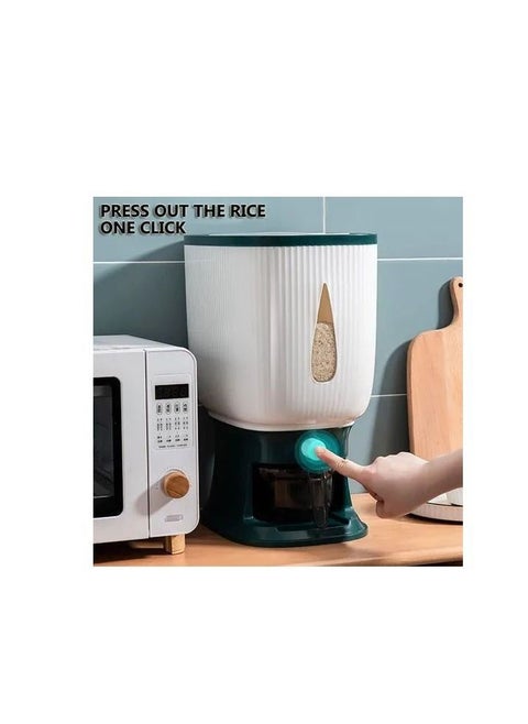 Sealed Rice Bucket Grain Dispenser with cup Storage Box Dry Food Container Kitchen Moisture-Proof Barrel XQ-016