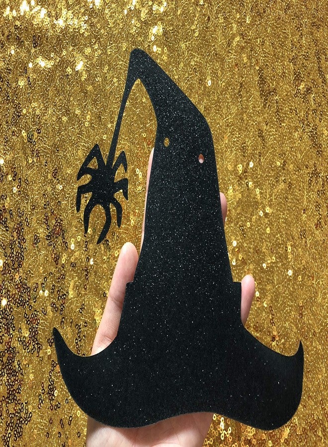 LeeSky Gold Glitter Drink Up Witches Banner, Halloween Witch Banner Witches Halloween Party Banner for Witch Party Decorations Halloween Haunted Mansion Party Decorations - Image 5