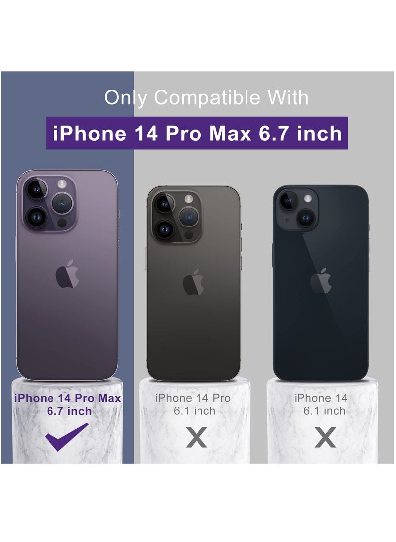 Houmt iPhone 14 Pro Max Case with 2 Pack Screen Protectors Liquid Silicone Ultra Slim Shockproof Protective Case Cover for iPhone 14 Pro Max Soft Anti Scratch Microfiber Lining 6.7 inch  - Image 5