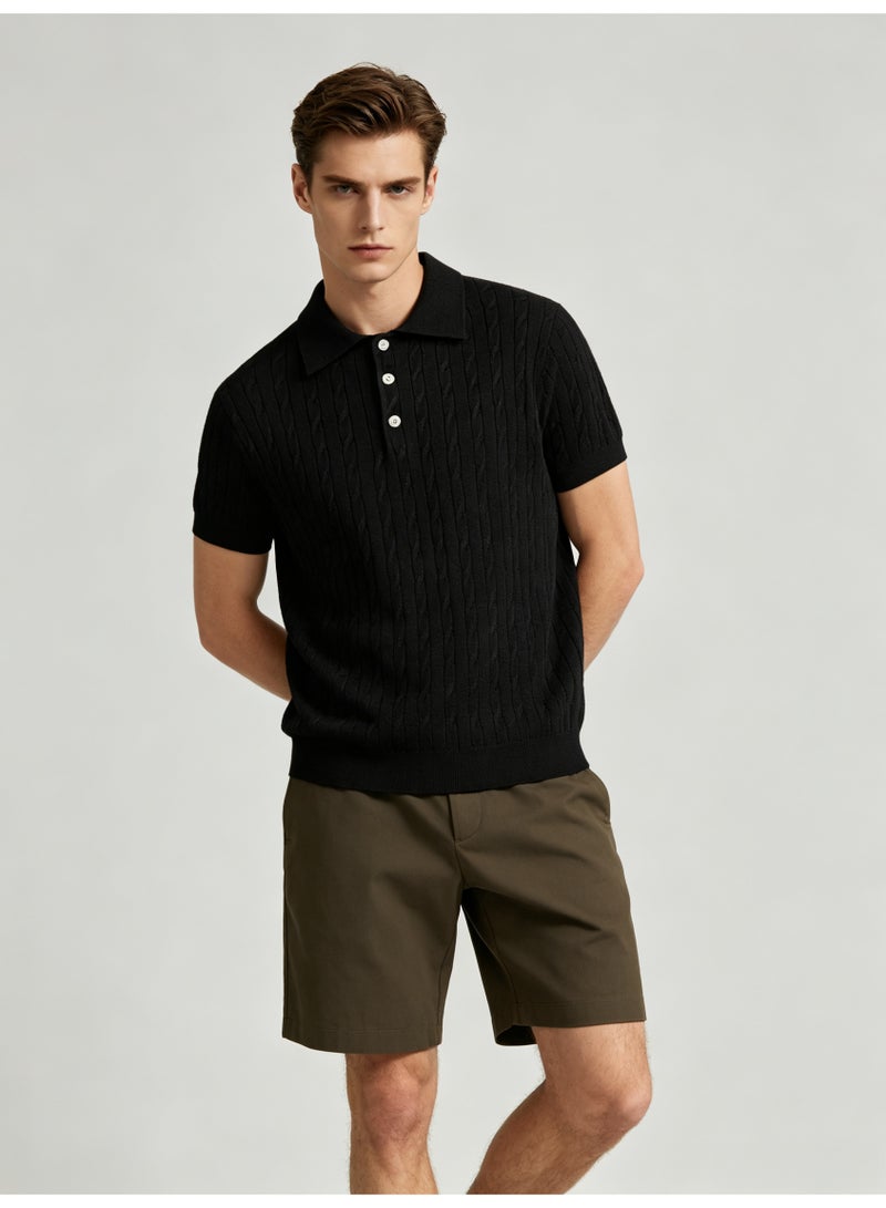 زارا ZARA men's breathable Polo shirt in summer - Image 1