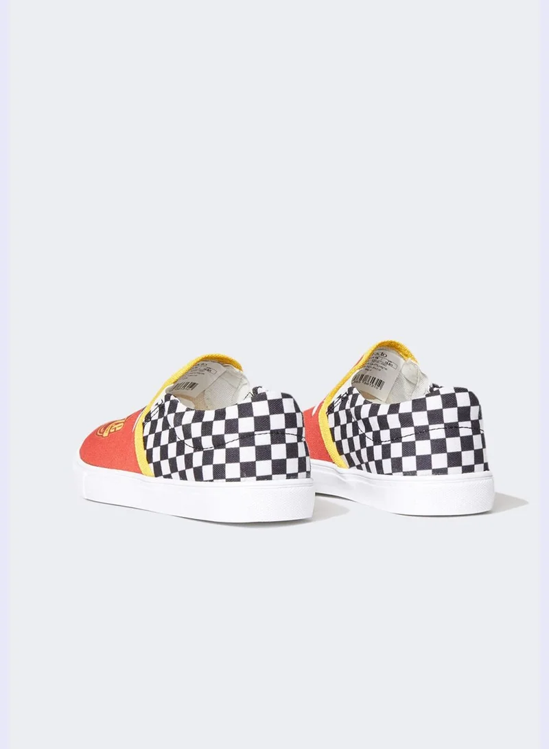 DeFacto Colour Block Cars Print Trainers