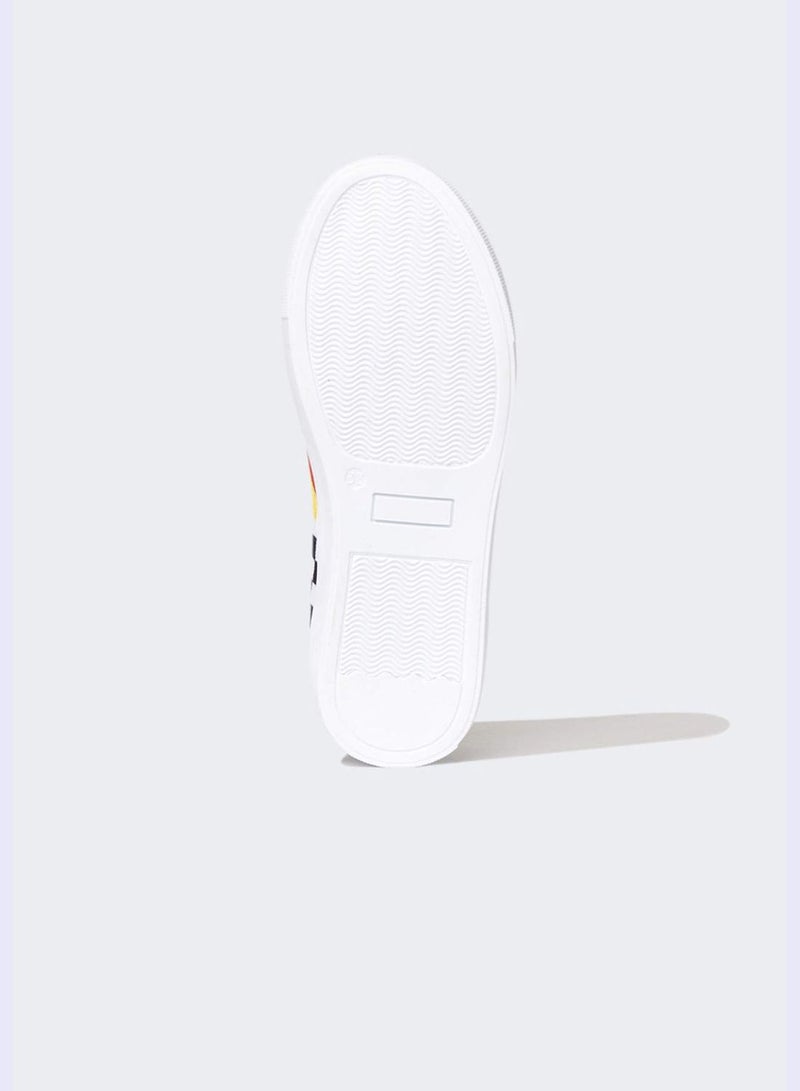 DeFacto Colour Block Cars Print Trainers  - Image 4