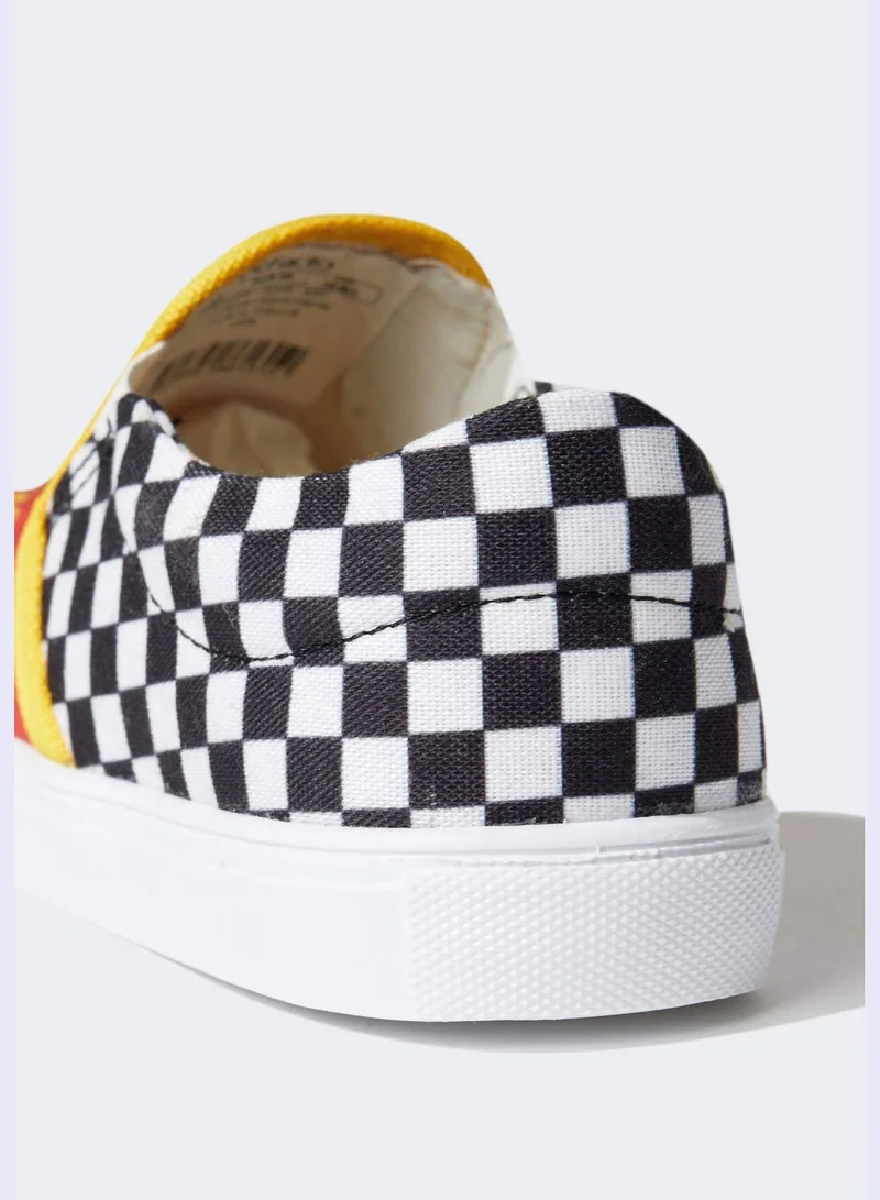 DeFacto Colour Block Cars Print Trainers