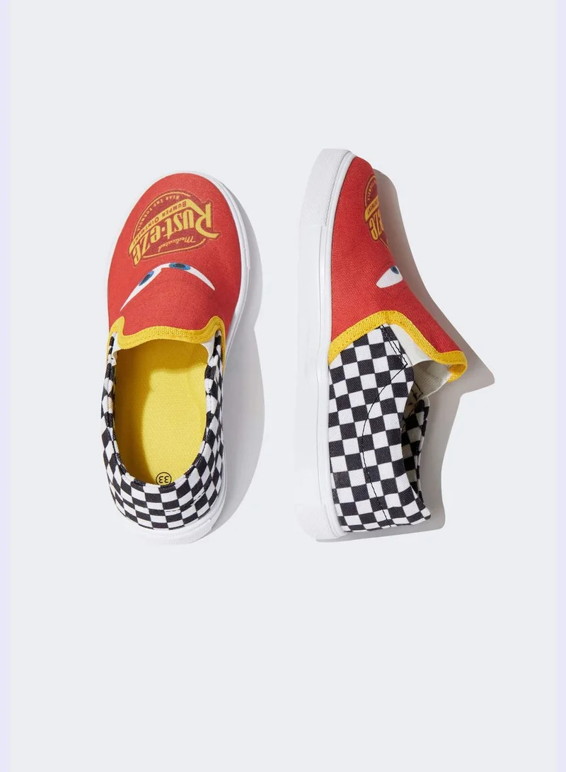 DeFacto Colour Block Cars Print Trainers