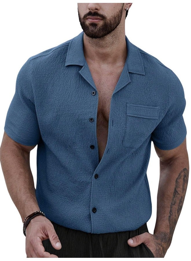 Lymio Casual Shirt for Men|| Shirt for Men|| Men Stylish Shirt (D-Crush-16-23) (L, Grey) - Image 1