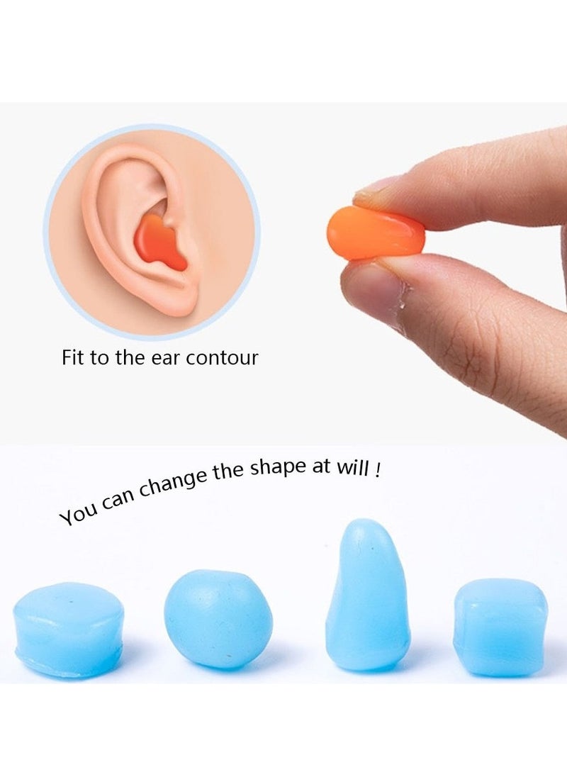 General - 2 packs of silicone mud swimming earplugs for children and adults sleeping earplugs for sleeping with super sound insulation and noise reduction - Image 1