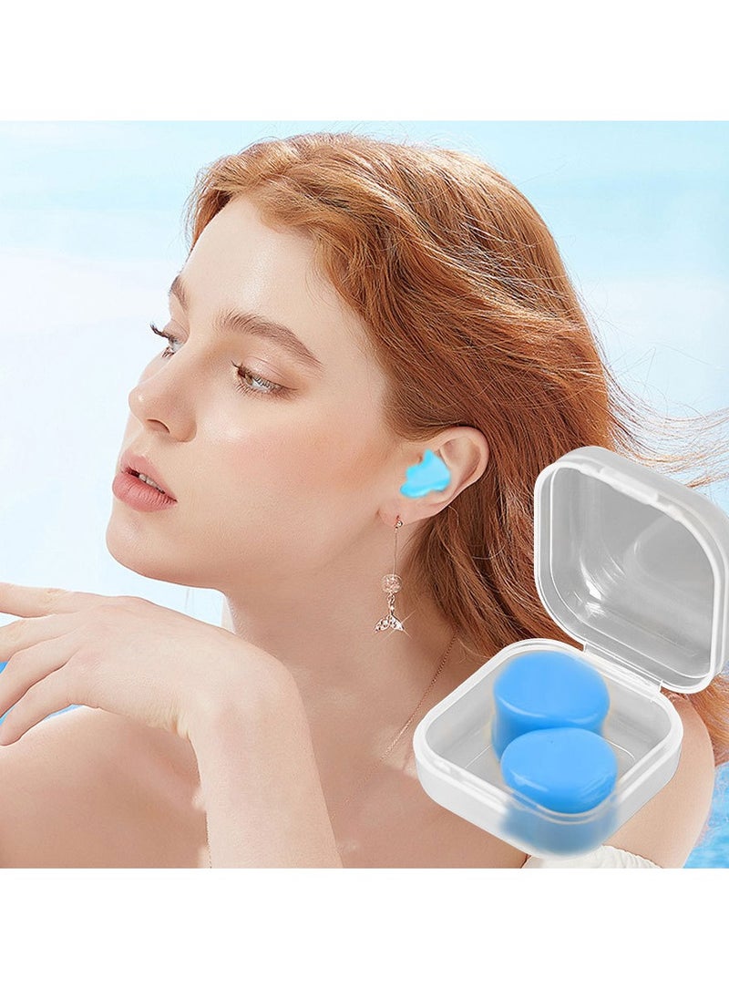 General - 2 packs of silicone mud swimming earplugs for children and adults sleeping earplugs for sleeping with super sound insulation and noise reduction - Image 1