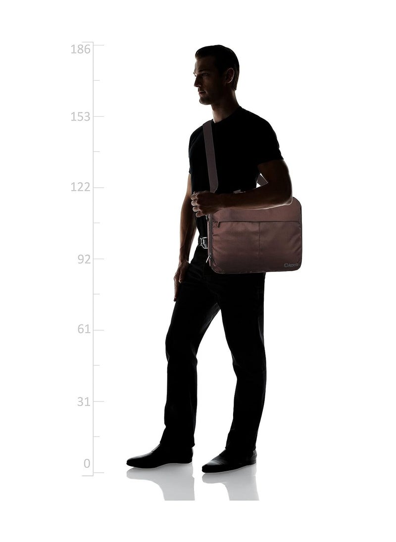 Okade - Okade T01 Synthetic Fibers Hand&Shoulder Laptop Bag For Unisex- Size: 30*39*6cm Brown - Image 1
