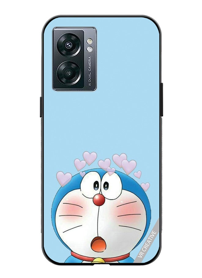 VR CREATIVE Protective Case Cover For Oppo A57 5G Doremon Design Multicolour  - Image 1