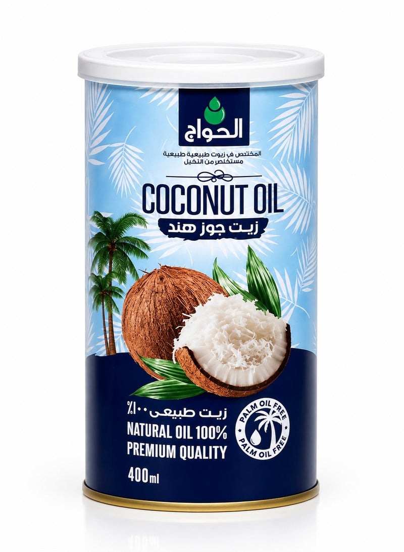 Elhawag Natural Coconut Oil 400g - Image 1