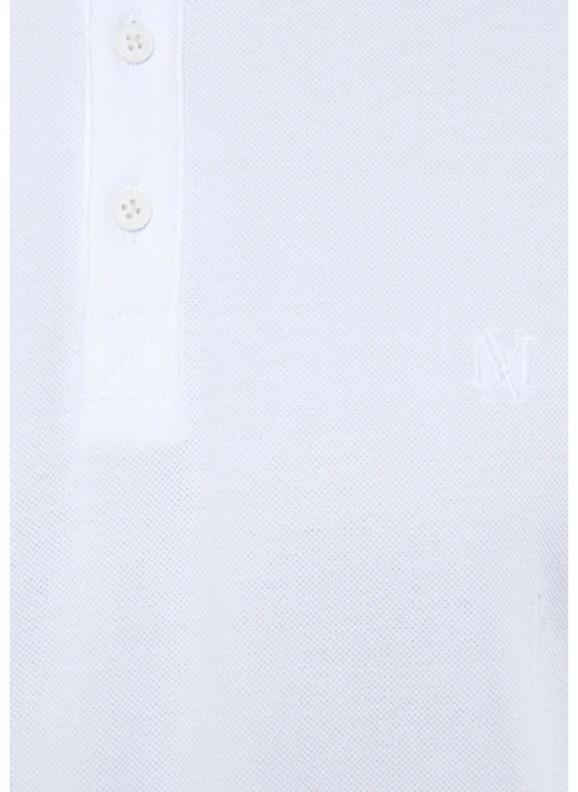 MAVI Blue Men's White Polo Shirt 063247-27879
