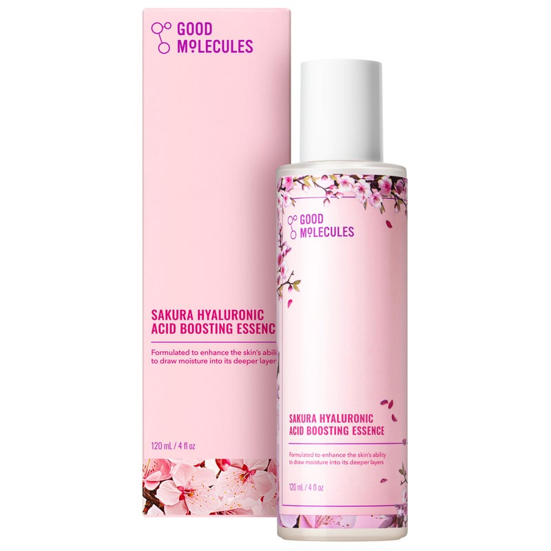 Good Molecules Sakura Hyaluronic Acid Boosting Essence - Ultra Hydrating Facial Moisturizer - Skincare for Hydration, Tightening, Anti Aging, Instant Glow - Skin Care for Face - Image 1