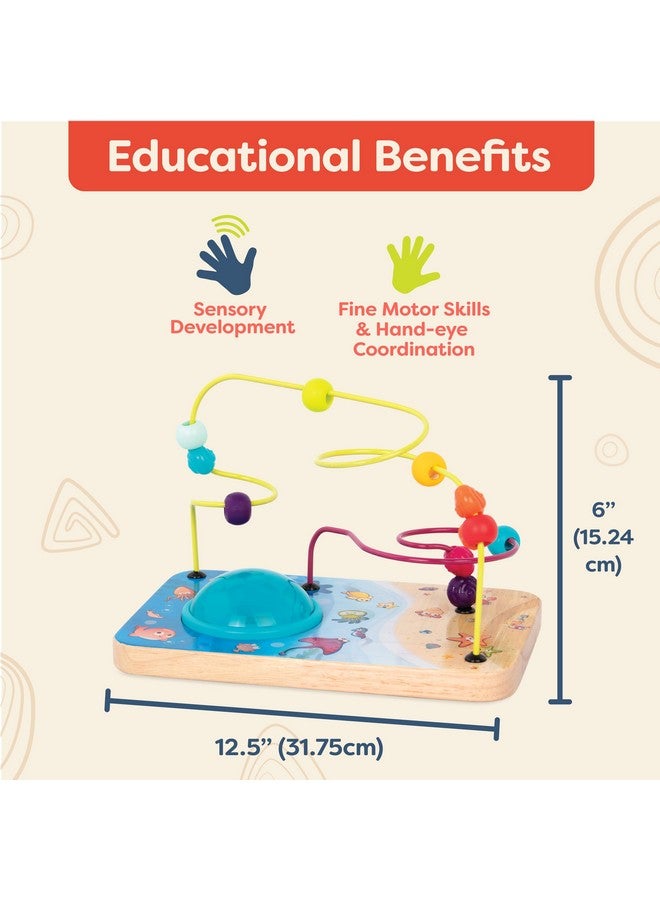 B. toys- A-Mazing Seas- Developmental Toy- Bead Maze - Musical Wire Maze - Sounds & Lights - Toy Maze for Toddlers, Kids - 12 Months + - Image 3