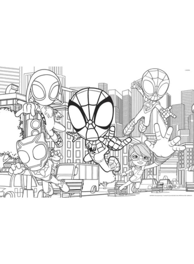 Lisciani Marvel Spidey Double-Face Maxi Floor Puzzle - 2×24 Pieces - Image 3