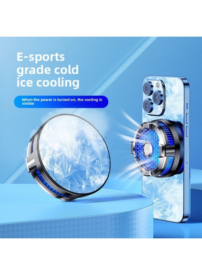 Semiconductor Live Mobile Phone Radiator X99 Magnetic Back Clip Replaceable Face Cover Cooler Wireless Charging-Color:X99 Attraction (with Double-sided Cover)  - Image 4