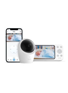 eufy Baby Monitor E20 with 2K Camera, Hybrid Wi-Fi and No Wi-Fi Connection, App and Monitor Control, Ultra-Clear Night View, Pan-Tilt, 4× Zoom, Portable Camera with Built-In Battery, ANR, Smart Alerts - pzsku/Z25E389E3F919FB6DBB28Z/45/_/1733129421/160d2efc-90fc-4b13-bd99-b26495926a28