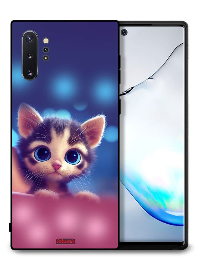 Tolwak Samsung Galaxy Note 10 Plus Protective Case Cover Little Cat - Image 1