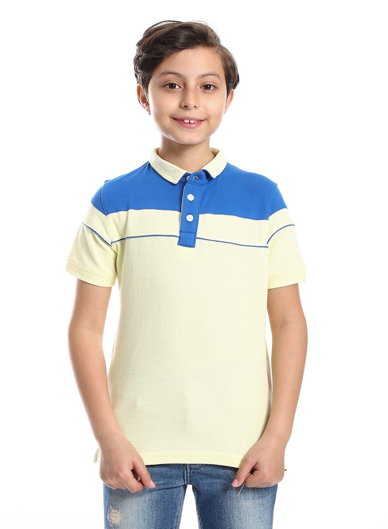 Caesar Boys Collared Neck Polo Shirt - Image 1