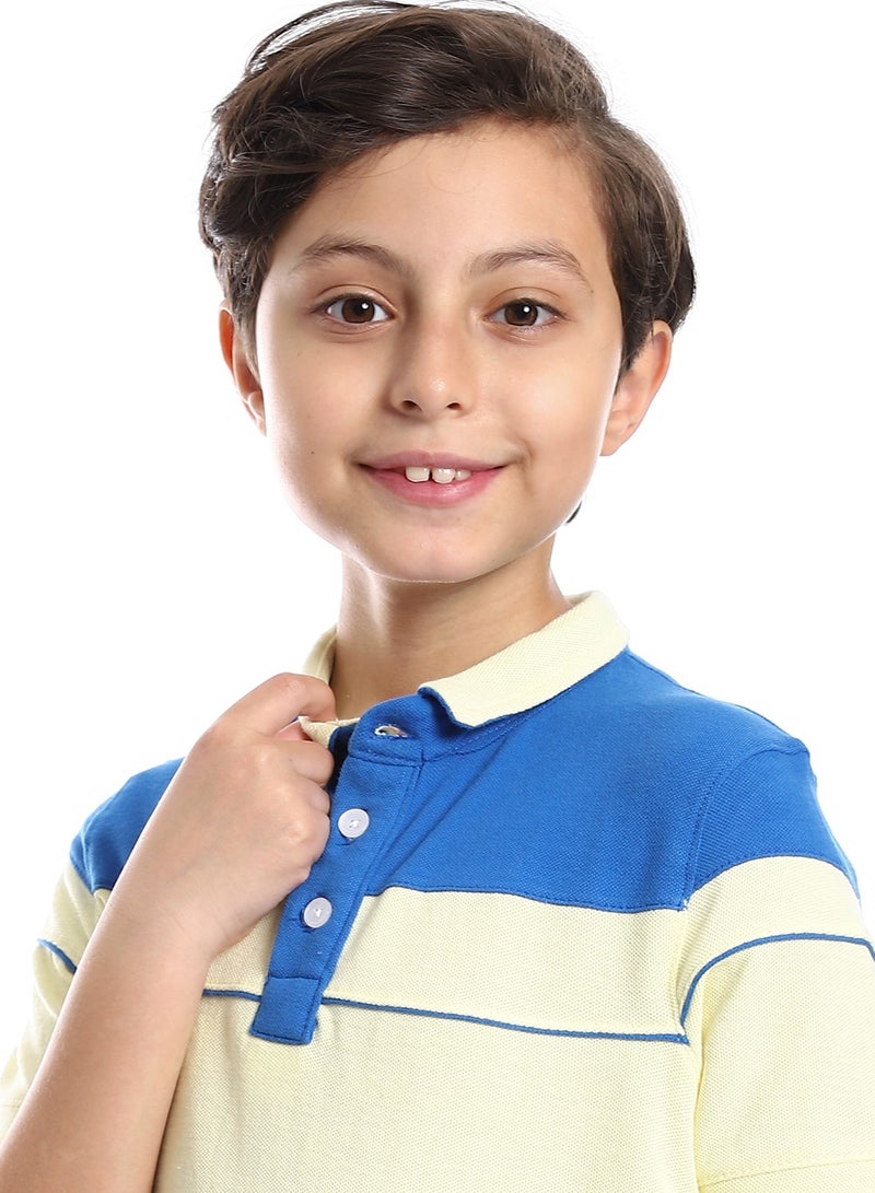 Caesar Boys Collared Neck Polo Shirt - Image 3