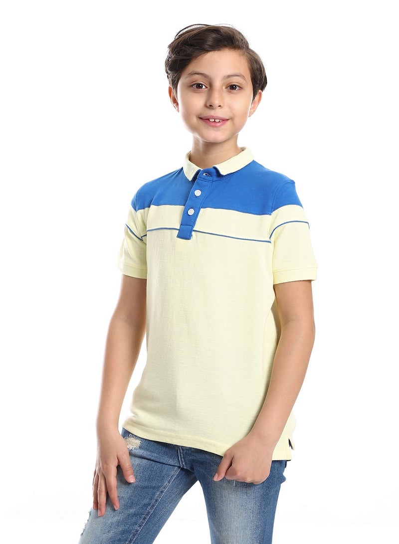 Caesar Boys Collared Neck Polo Shirt - Image 2