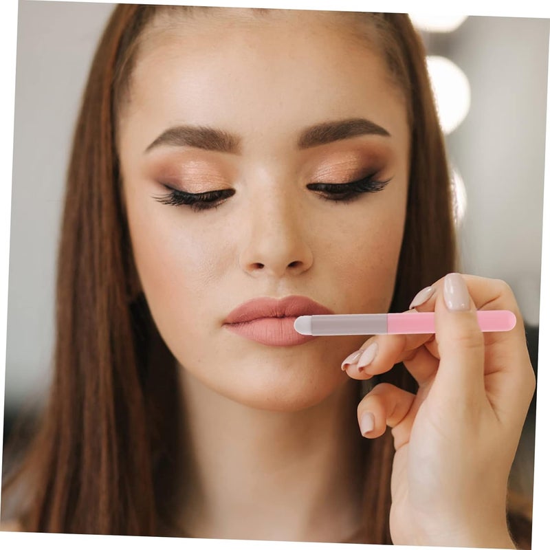 8Pcs Lip Makeup Brush Ergonomic Lip Gloss Applicator Wand Multi Purpose Concealer Eyeshadow Brush Travel Friendly Design for Application and Glamorous Looks - Image 5