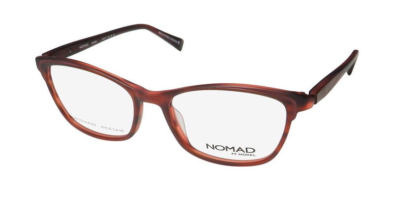 NOMAD 40038n Cat Eye Handmade Acetate Plastic French Fashion Designer Eyeglass FrameGlassesEyewear 5317135 brown - Image 2