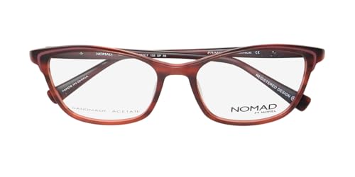 NOMAD 40038n Cat Eye Handmade Acetate Plastic French Fashion Designer Eyeglass FrameGlassesEyewear 5317135 brown - Image 3