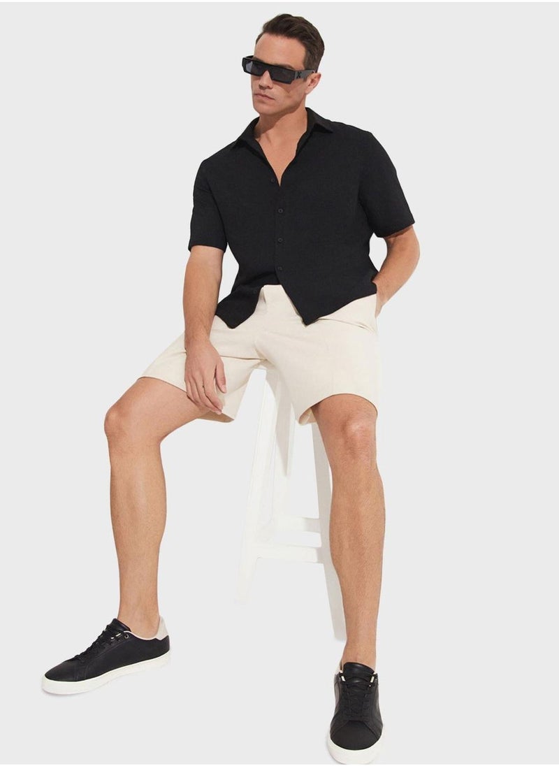 جون قميص أساسي بقصة عادية - Image 4