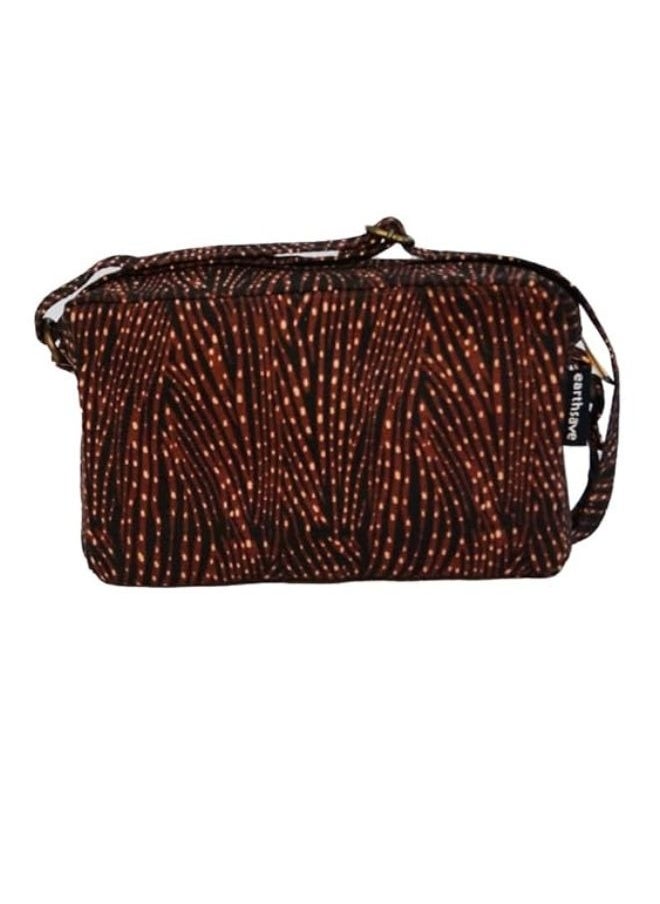earthsave earthsave Cotton Premium Sling Bag - Road Brown | Sling Bag for Women with Adjustable strap | Cross Body Bag for woman  - Image 1