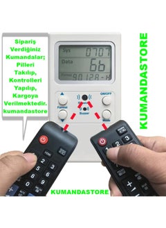 JVC 4K Smart 55UD8450 55 LCD-Led TV Remote (RC43135 Black Nobrand V2) Without Text KK1130-18560 