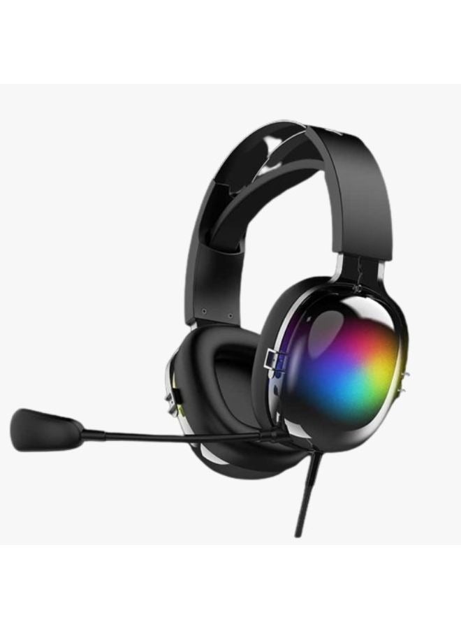k-78 Surround Sound LED Different Light Vibration USB Gaming Headset for PC Pes RGB LED Software Control