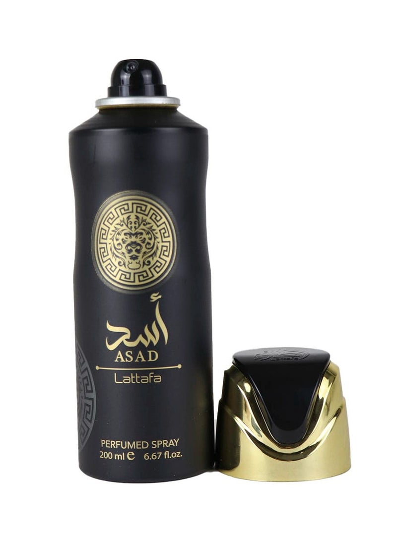 لطافة بخاخ الجسم للرجال من أسد 200 مل - Image 1