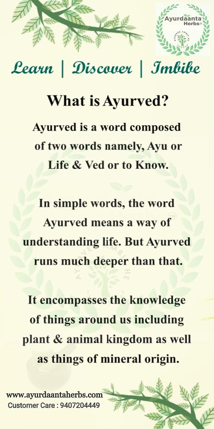 Ayurdaanta Herbs أعشاب أيرودانتا بذور الخروع 100غ - Image 3