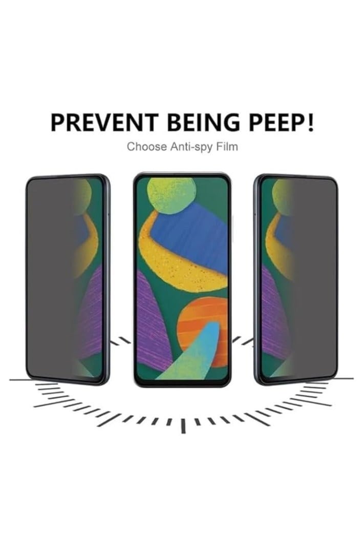 DUX Tempered Glass Screen Protector, DUX - DUCIS Compatible with Samsung S25 , Full Coverage Black Edge Clear Screen Protector (Privacy) - Image 2