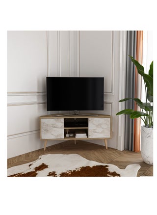 Oud & White Marble Pattern