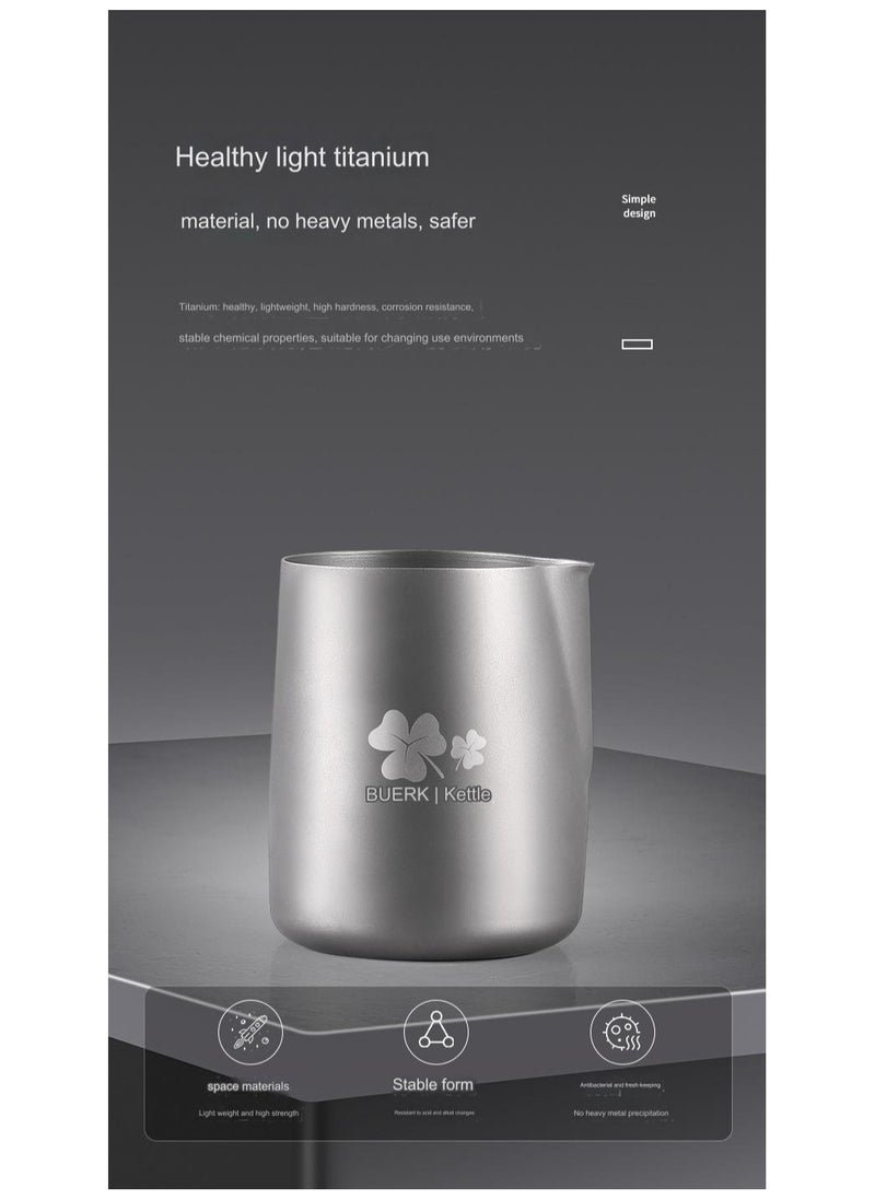 Titanium alloy portable travel tea set teapot double-layer tea cup outdoor camping tea set