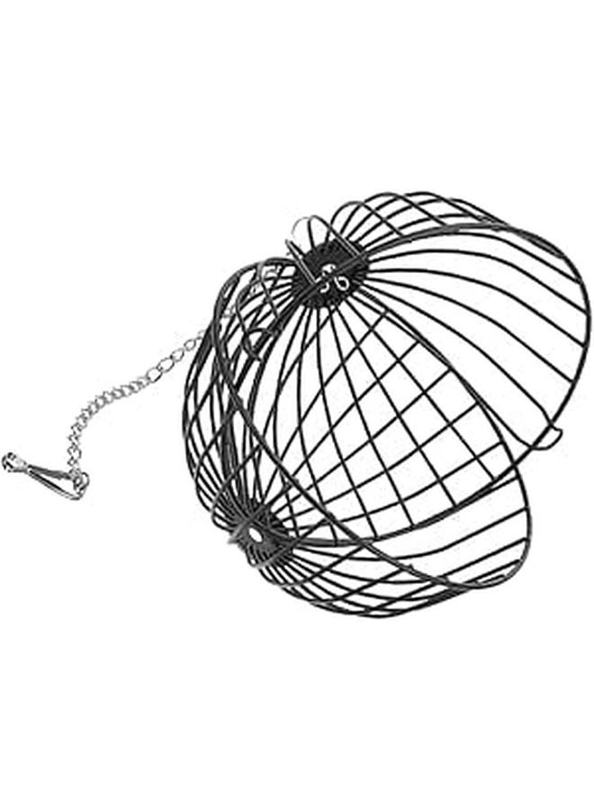 Hanging Hay Feeder Black Plastic Dispenser For Rabbits Hamsters And Small Animals - Image 1