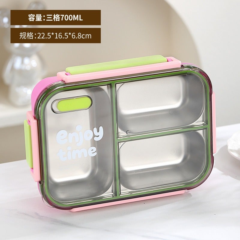 304 Stainless Steel Insulated Lunch Box for Students and Office Workers