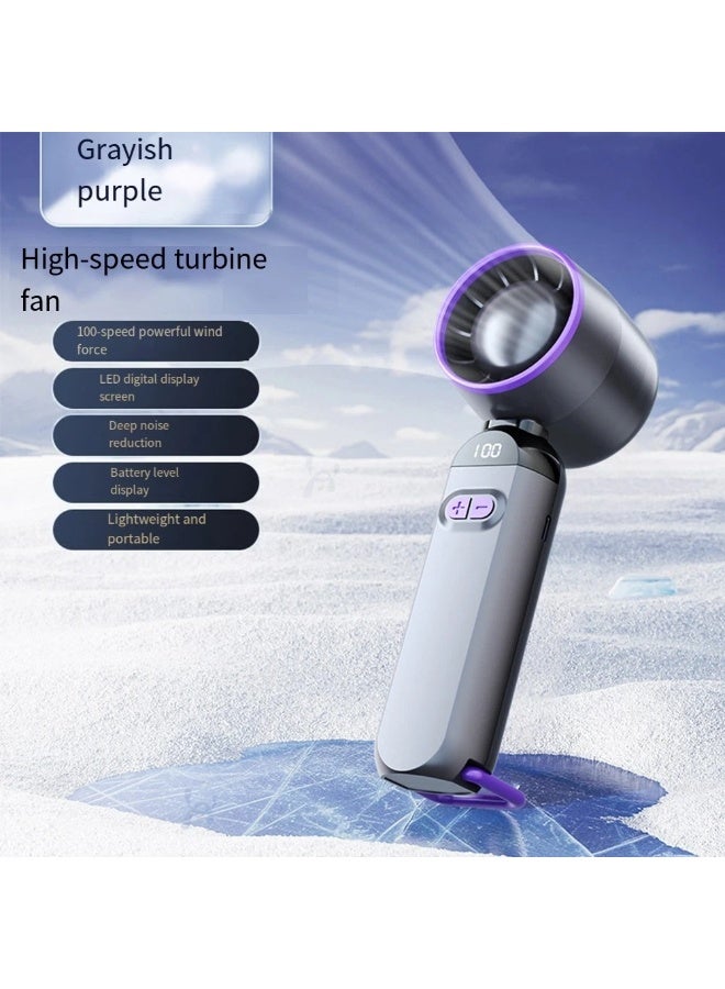 Adjustable Speed Handheld Fan – Portable Rechargeable Mini Fan with Multiple Speed Settings, Quiet Motor, and Long Battery Life – Ideal for Travel, Outdoor Sports, Office, Camping, and Hot Summer Days - Image 5