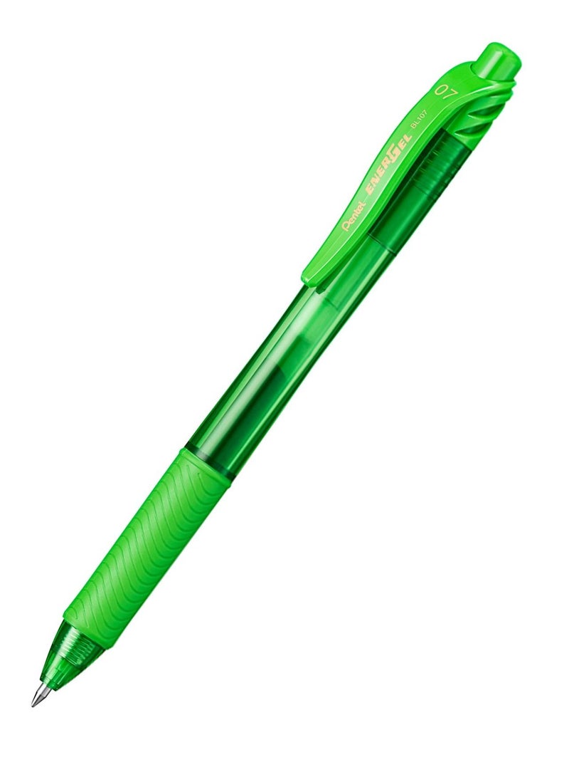 Pentel قلم حبر جل إنرجيل 4 قطع رأس 0.7 مم حبر أخضر ليموني - Image 2
