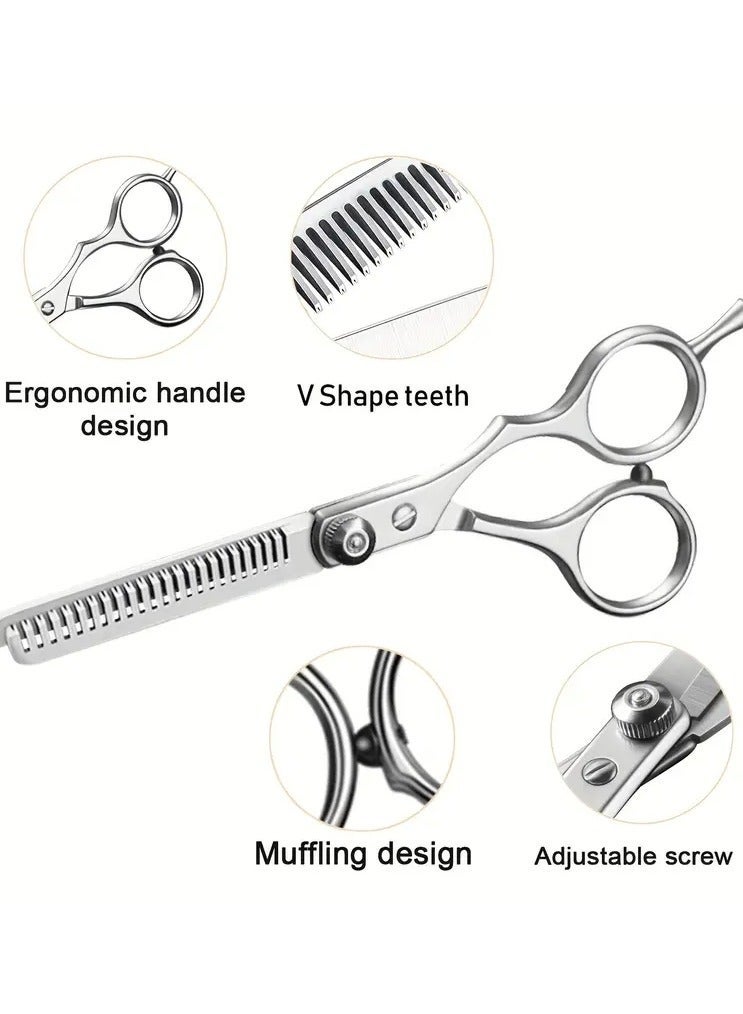 Blending Hair Scissors, 15.24 cm Hair Thinning Scissor Professional Trimming Hair Cutting Shears, Hair Cutting Texturizing Shears For Men,Women,Salon & Home - Image 4