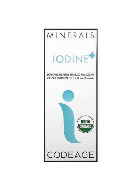 Codeage, Iodine+, 250 mcg, 2 fl oz (59.2 ml)