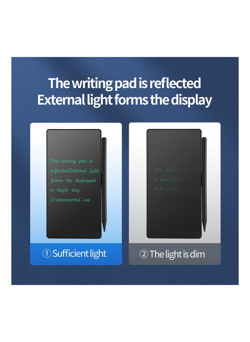 Zikra Mini Lcd Writing Tablet, 6.5in Erasable Reusable Electronic Drawing Pads, Electronic Scratchpad for Kids and Adults, Pressure-Sensitive Technology, No Radiation, No Glare, Black - Image 4