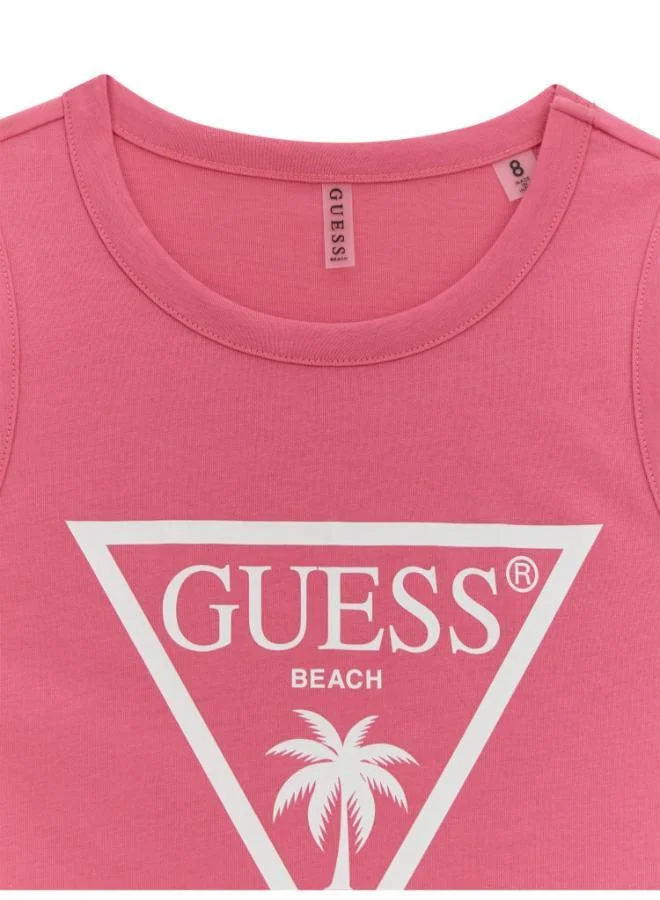 GUESS Sleeveless Pink Dress