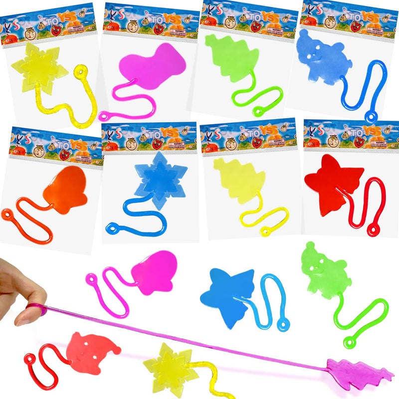 CHHOEAV Christmas Sticky Hands Bulk 36 Pcs Xmas Styles Stretchy Toys for Kids Boys Girls Pinata Fillers Christmas Stocking Stuffers Party Favors Gifts - Image 3